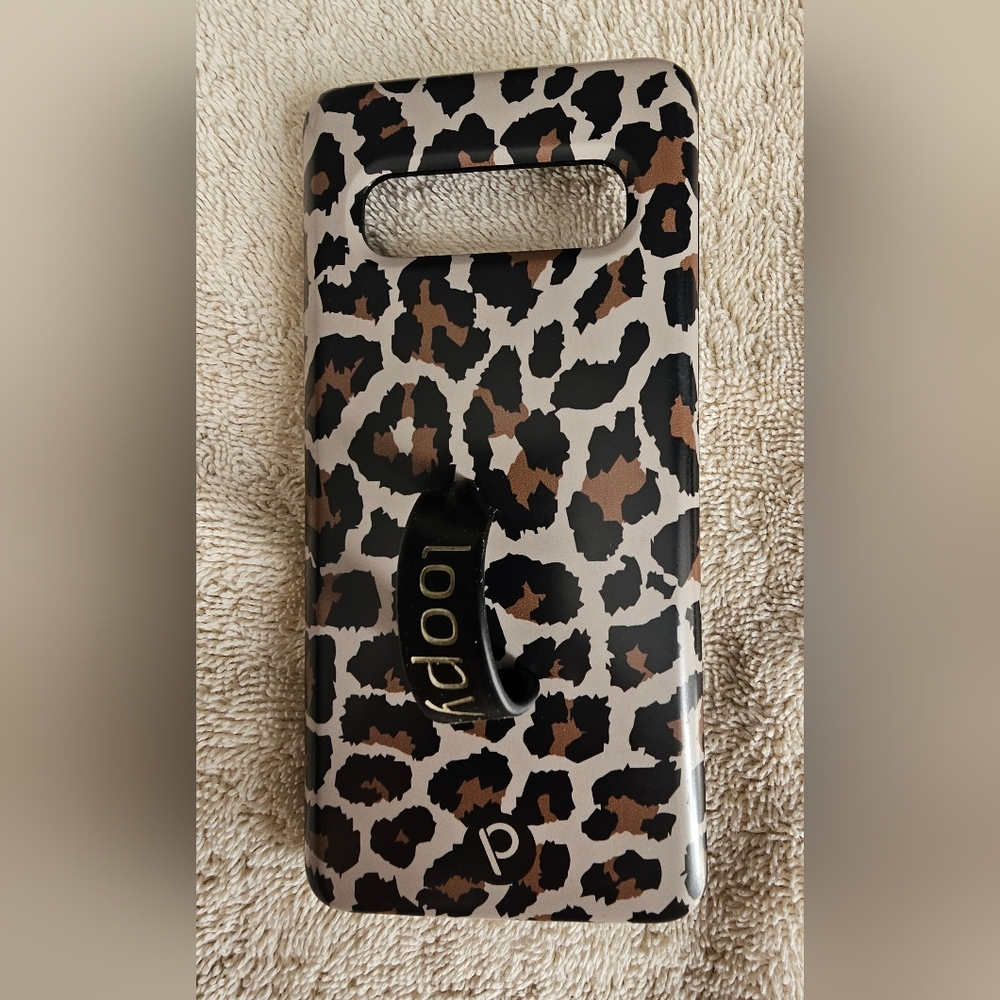 Loopy Leopard Print Phone Case for Samsung‎ S10